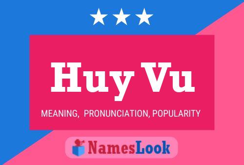 Huy Vu Name Poster