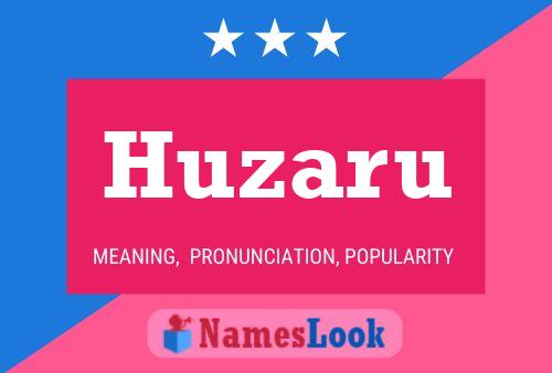 Huzaru Name Poster