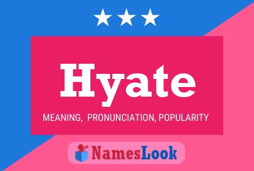 Hyate Name Poster