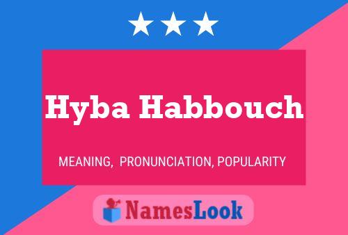 Hyba Habbouch Name Poster