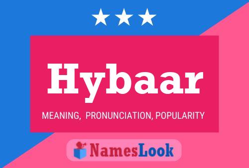 Hybaar Name Poster