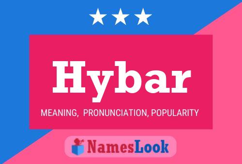 Hybar Name Poster