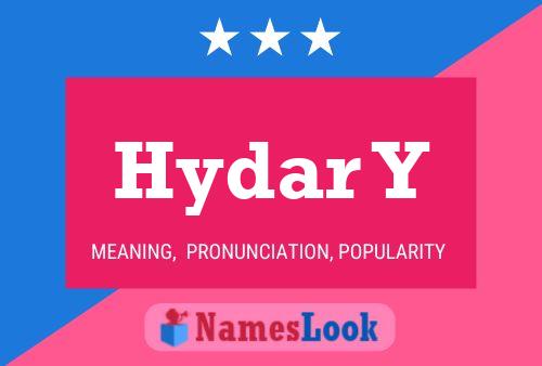 Hydar Y Name Poster