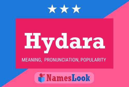 Hydara Name Poster