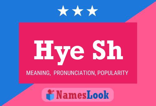 Hye Sh Name Poster