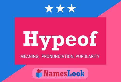 Hypeof Name Poster