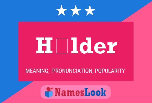 Hélder Name Poster