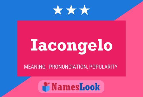 Iacongelo Name Poster