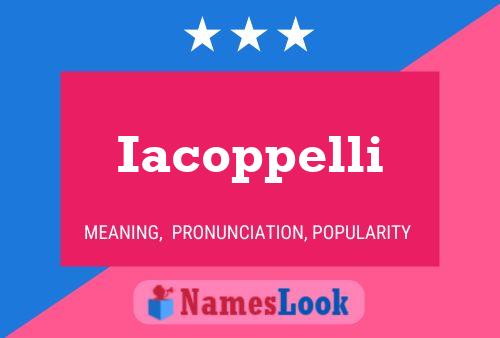 Iacoppelli Name Poster