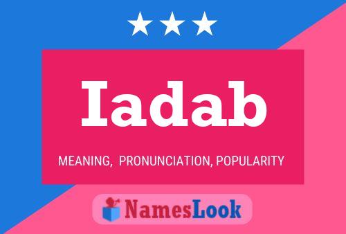 Iadab Name Poster