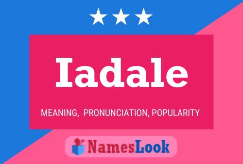 Iadale Name Poster