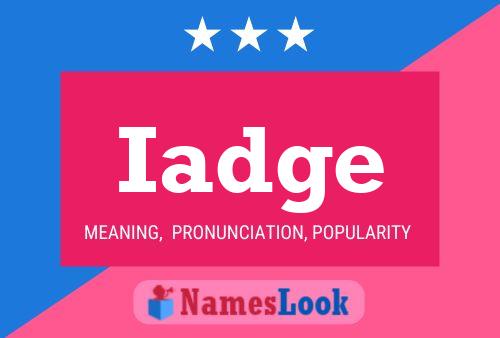 Iadge Name Poster