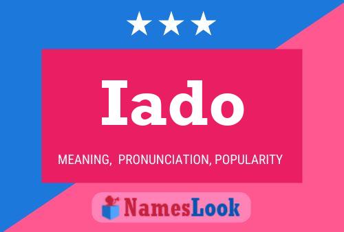 Iado Name Poster