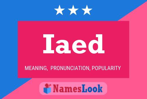 Iaed Name Poster