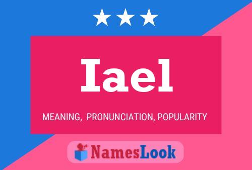 Iael Name Poster