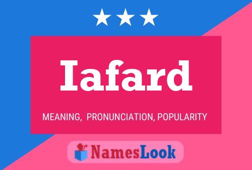 Iafard Name Poster