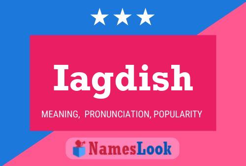 Iagdish Name Poster