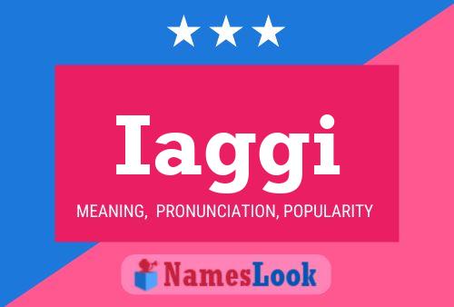 Iaggi Name Poster