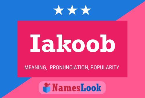 Iakoob Name Poster