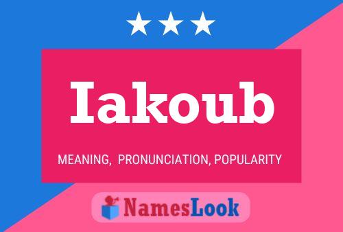 Iakoub Name Poster