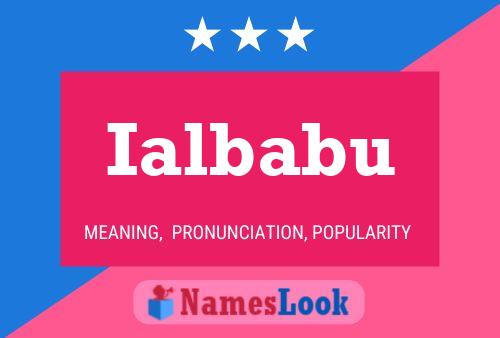 Ialbabu Name Poster