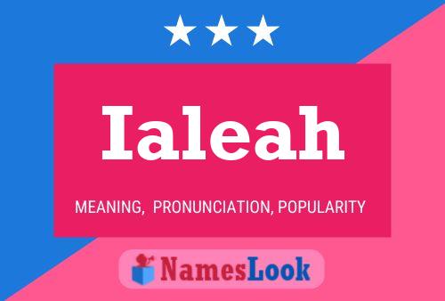 Ialeah Name Poster