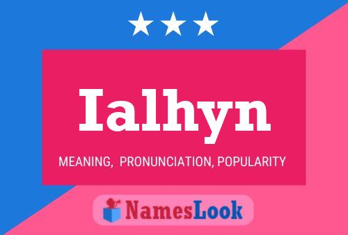 Ialhyn Name Poster