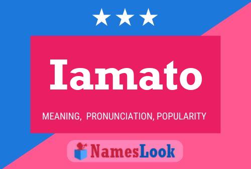 Iamato Name Poster