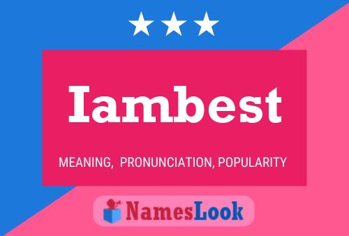 Iambest Name Poster