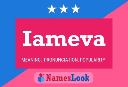 Iameva Name Poster