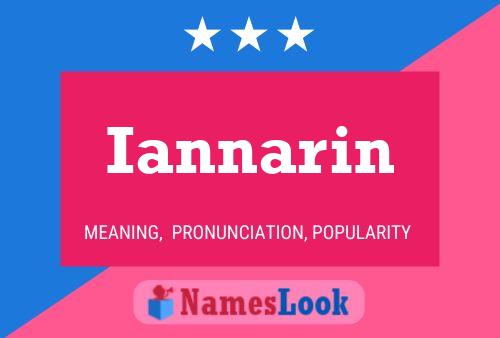 Iannarin Name Poster