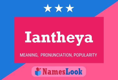 Iantheya Name Poster