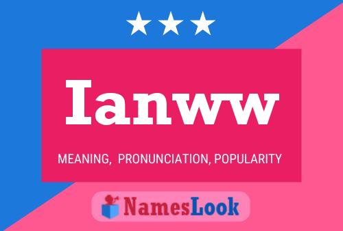 Ianww Name Poster