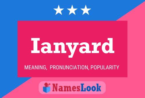 Ianyard Name Poster