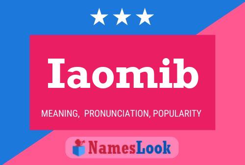 Iaomib Name Poster