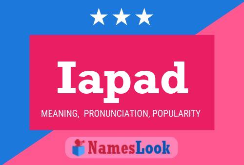 Iapad Name Poster