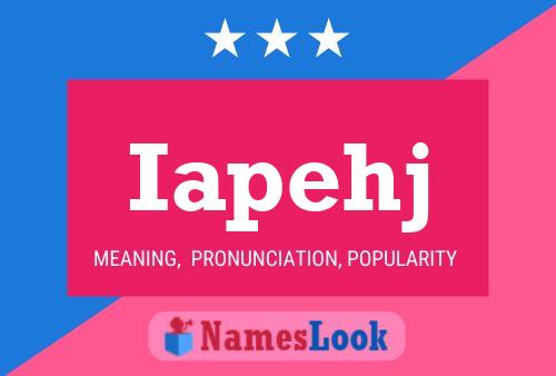 Iapehj Name Poster