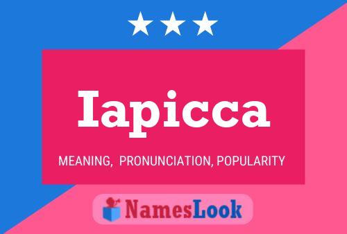 Iapicca Name Poster