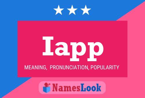 Iapp Name Poster