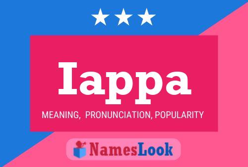 Iappa Name Poster