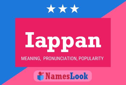 Iappan Name Poster