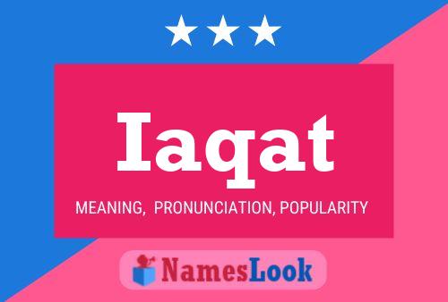 Iaqat Name Poster