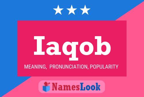 Iaqob Name Poster