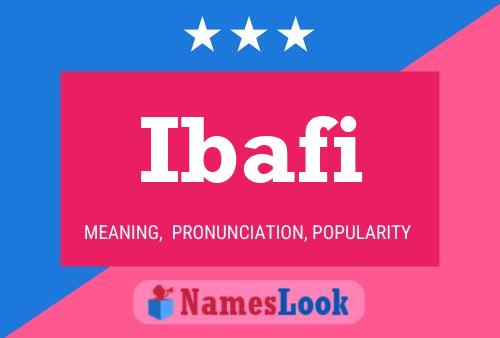 Ibafi Name Poster