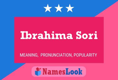 Ibrahima Sori Name Poster