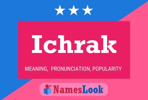 Ichrak Name Poster