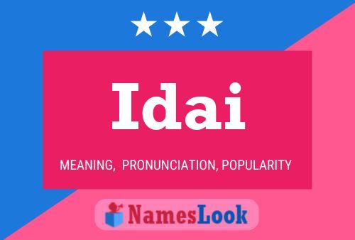 Idai Name Poster