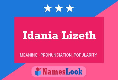 Idania Lizeth Name Poster