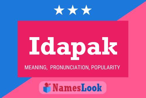 Idapak Name Poster