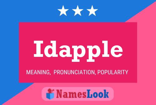 Idapple Name Poster